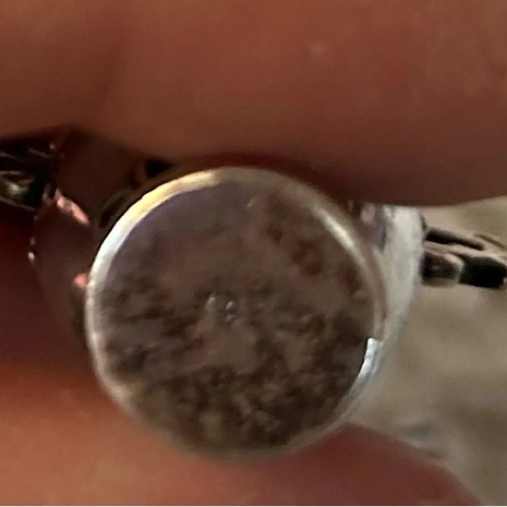 Fantastic vintage STERLING perfume bottle pendant grape motif